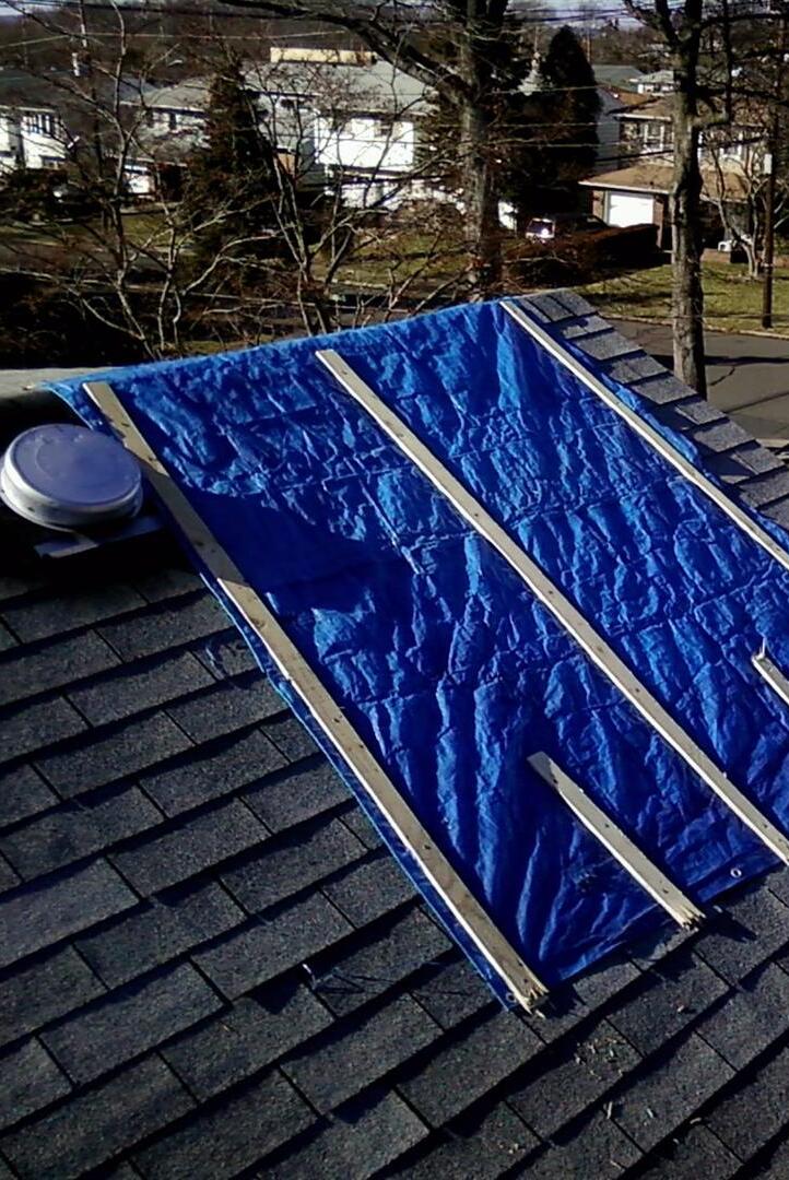 construction putback and roof tarping services in Plano